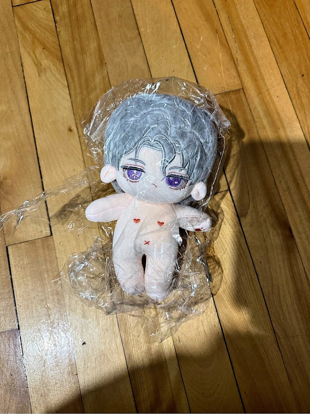 Gray-Haired Plush Doll